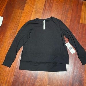 ALO YOGA NWT Black Glimpse Long Sleeve Top (S)